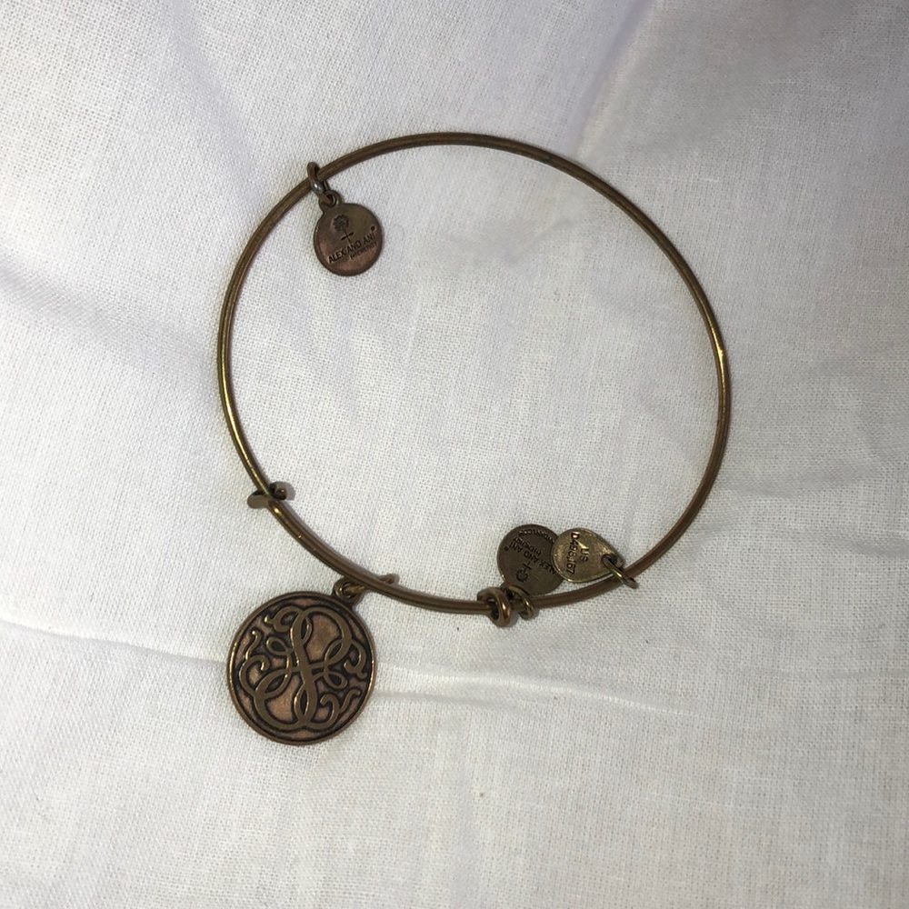 Gold Alex and Ani bracelet